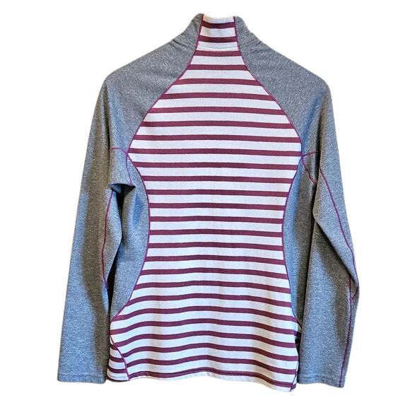 Patagonia Capilene 3 Midweight Zip Neck Shirt Grey Purple Women's Medium - Picture 5 of 5
